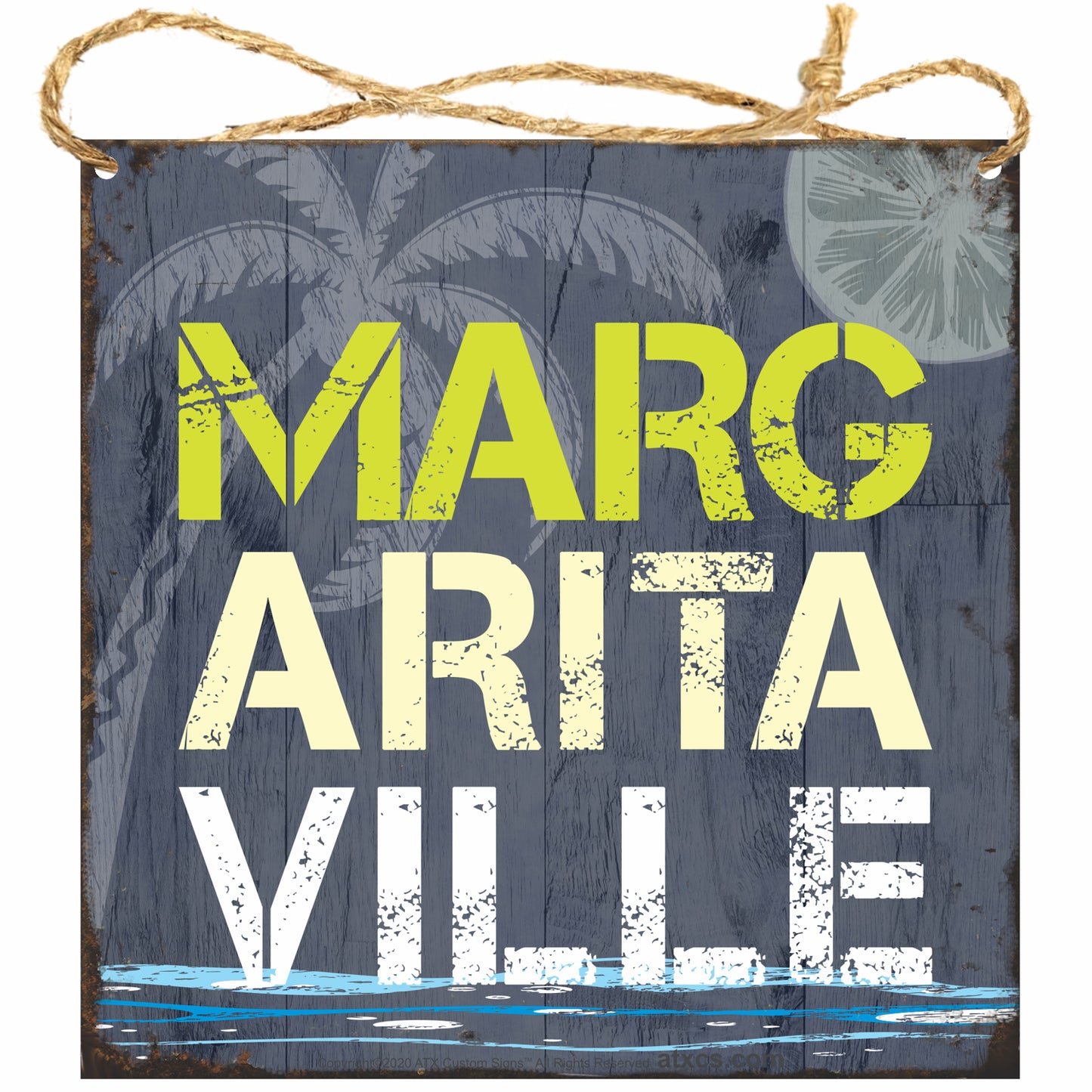 Pack of 4 Hanging Signs, Margaritaville Sign, Group Therapy Sessions Daily, I Love to Cook with Wine, Cats & Wine Make Everything Fine