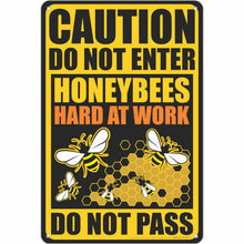 Load image into Gallery viewer, Caution Honeybees
