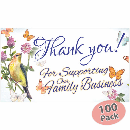  Thank you Family Business Bird