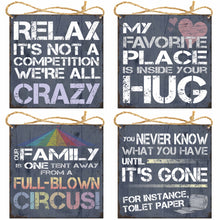 Load image into Gallery viewer, Family and Home Set of 4 Signs

