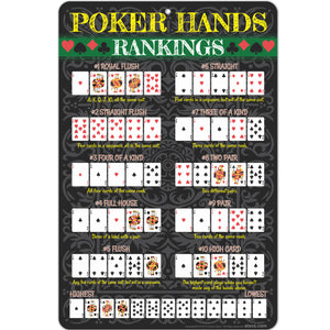 Poker Hands Jumbo Size