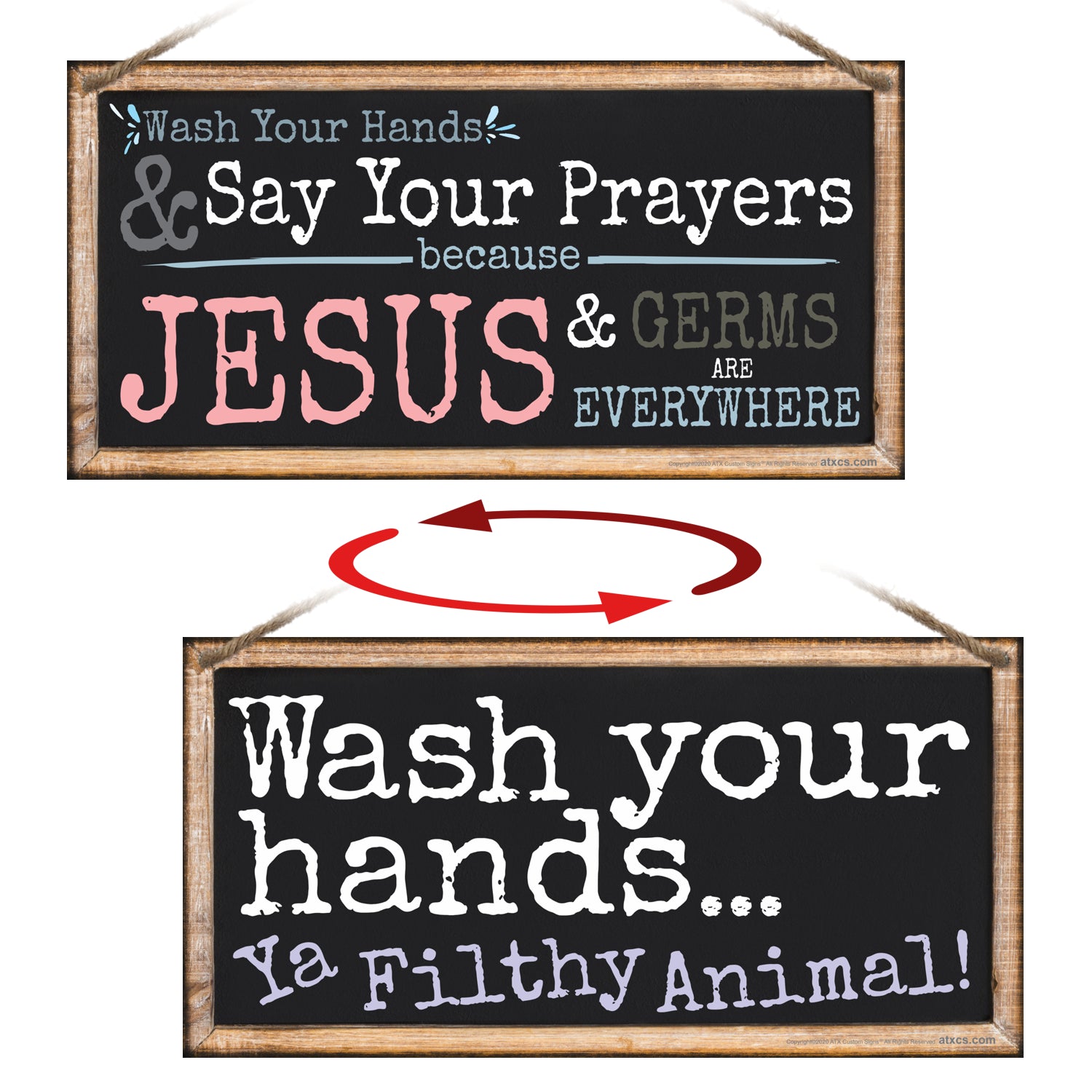 Jesus Germs and Wash Your Hands