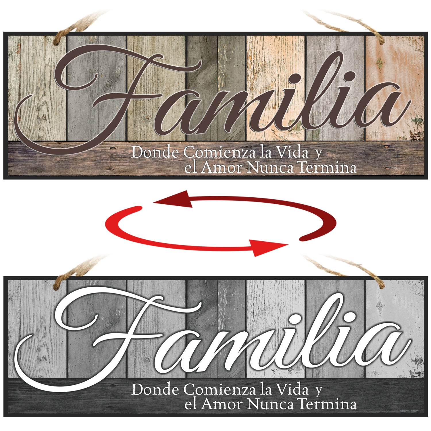 Double Sided Family Spanish