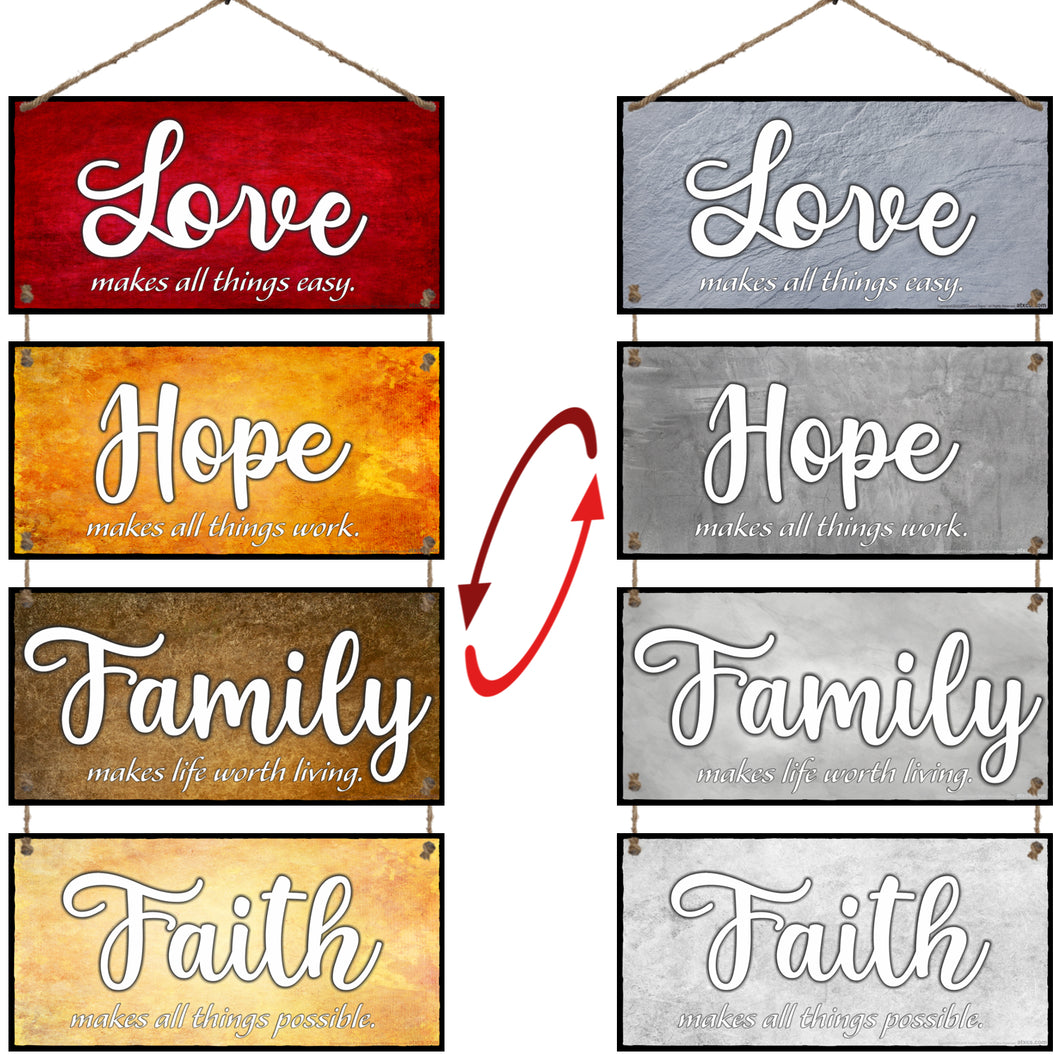 Faith Love Hope Family Set
