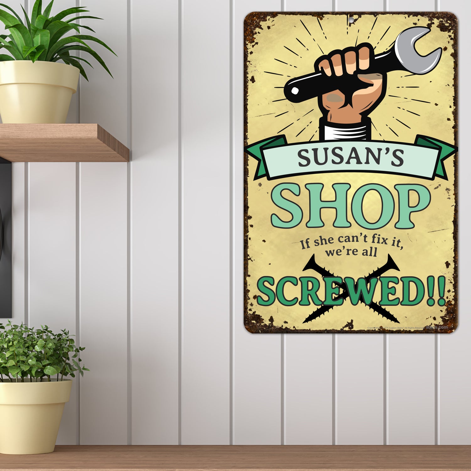 Custom Shop Sign – ATX Custom Signs