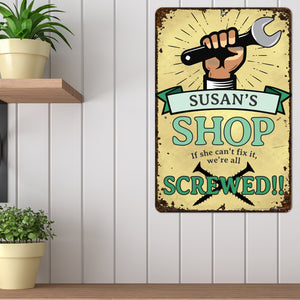 Custom Shop Sign