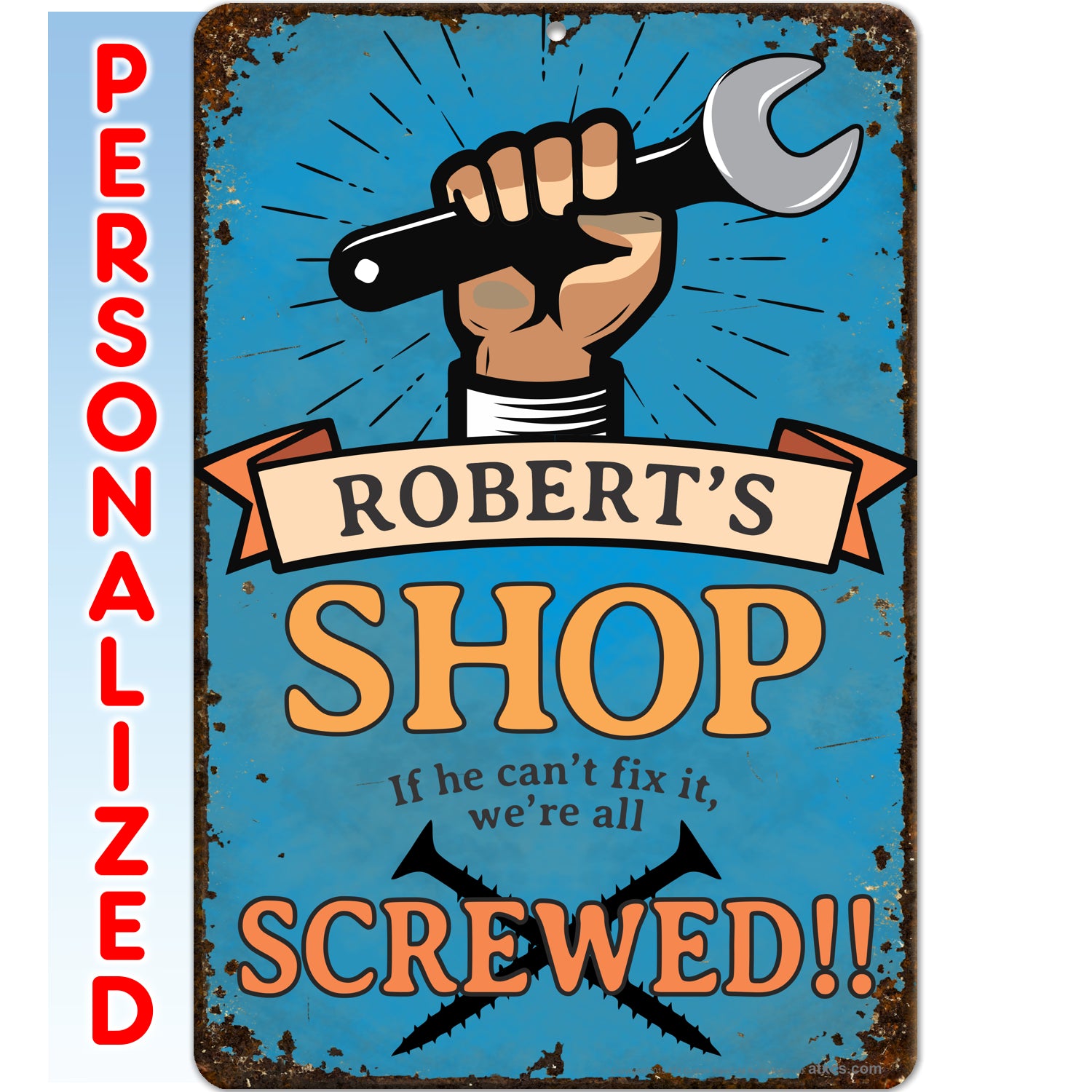 Custom Shop Sign – ATX Custom Signs