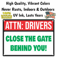 Load image into Gallery viewer, Custom Personalized Sign Weatherproof Aluminum Metal
