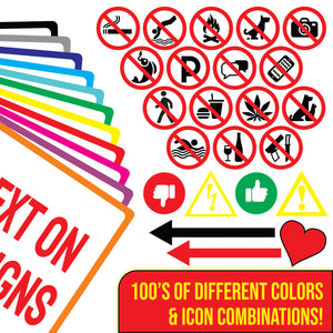 Custom Personalized Sign Weatherproof Aluminum Metal